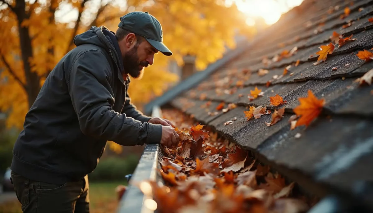 Professional, cleaning Gutters